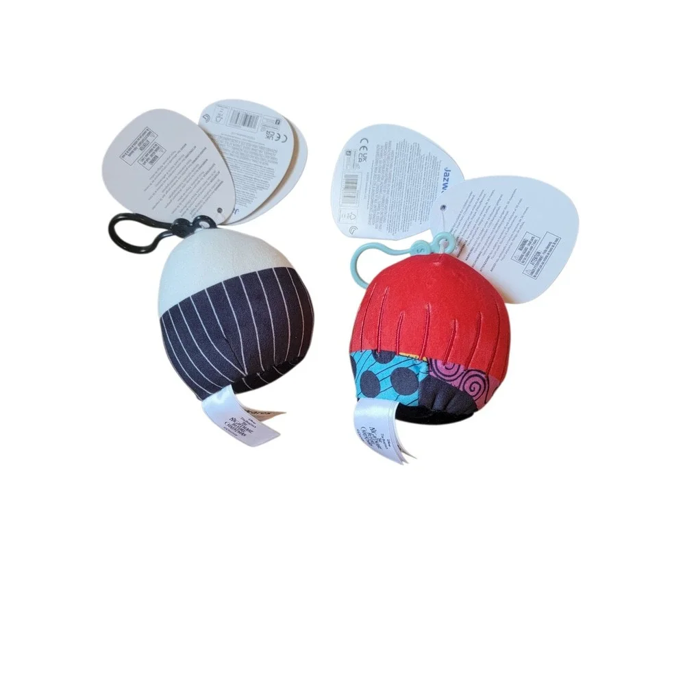 Squishmallows NBC Jack & Sally Plush Clips Kids 3.5